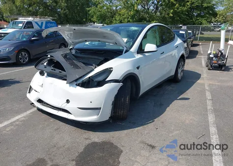 2022 Tesla Model Y Long Range Dual Motor All-Wheel Drive из США, поврежденный, VIN 7SAYGDEE6NF419749